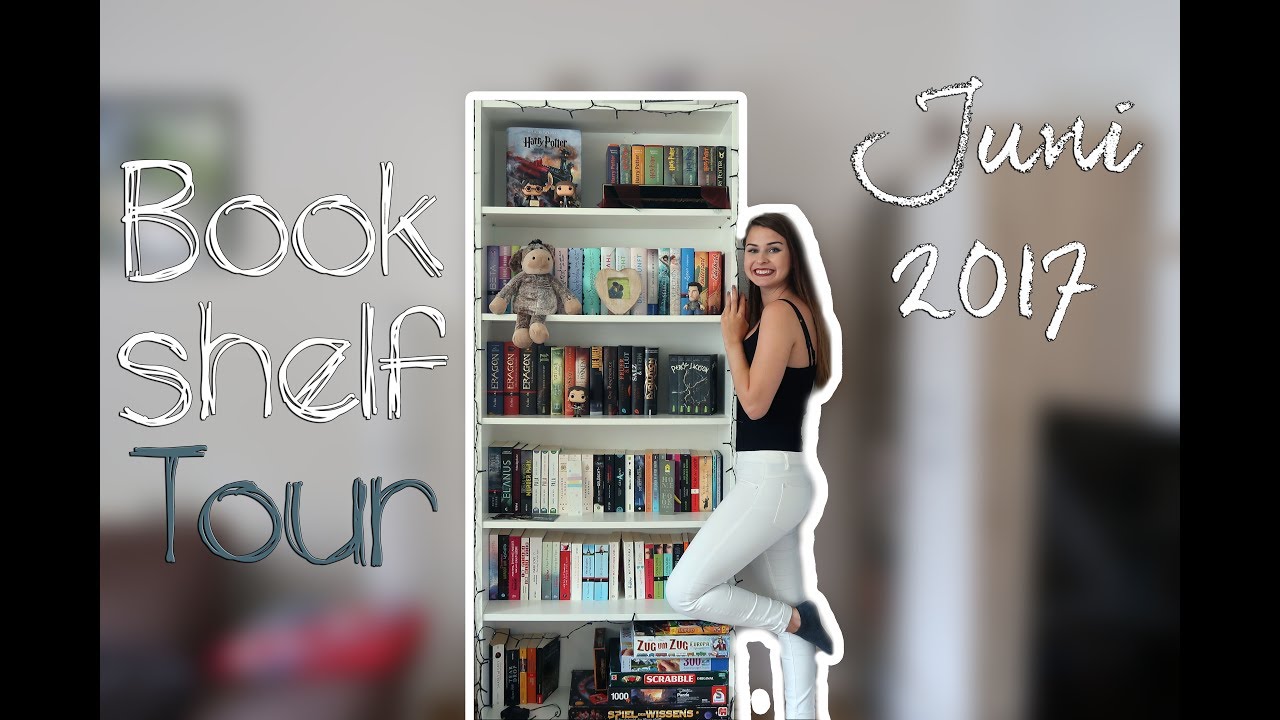 Ich zeige euch mein Bücherregal - Bookshelf Tour 2017 | NinasLife