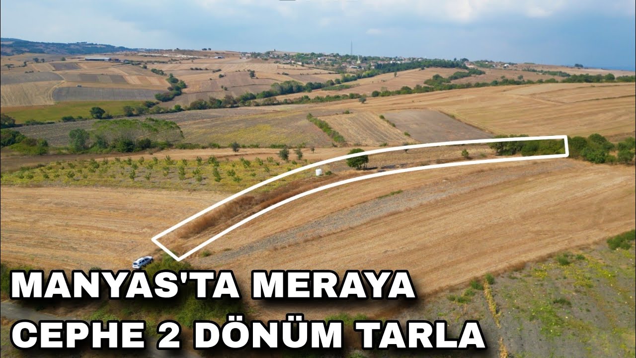 1487- MANYAS'TA MERAYA CEPHE KONUMDA 2 DÖNÜM TARLA
