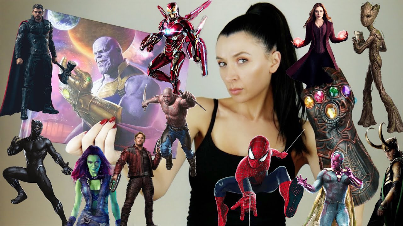 Avengers Infinity War Art Book Page Turning and my commentaries *ASMR