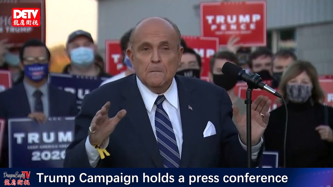 Trump 2020 Campaign Officials Holds News Conference Nov 4 / APIA News Network-Dragon Eagle TV 龙鹰卫视