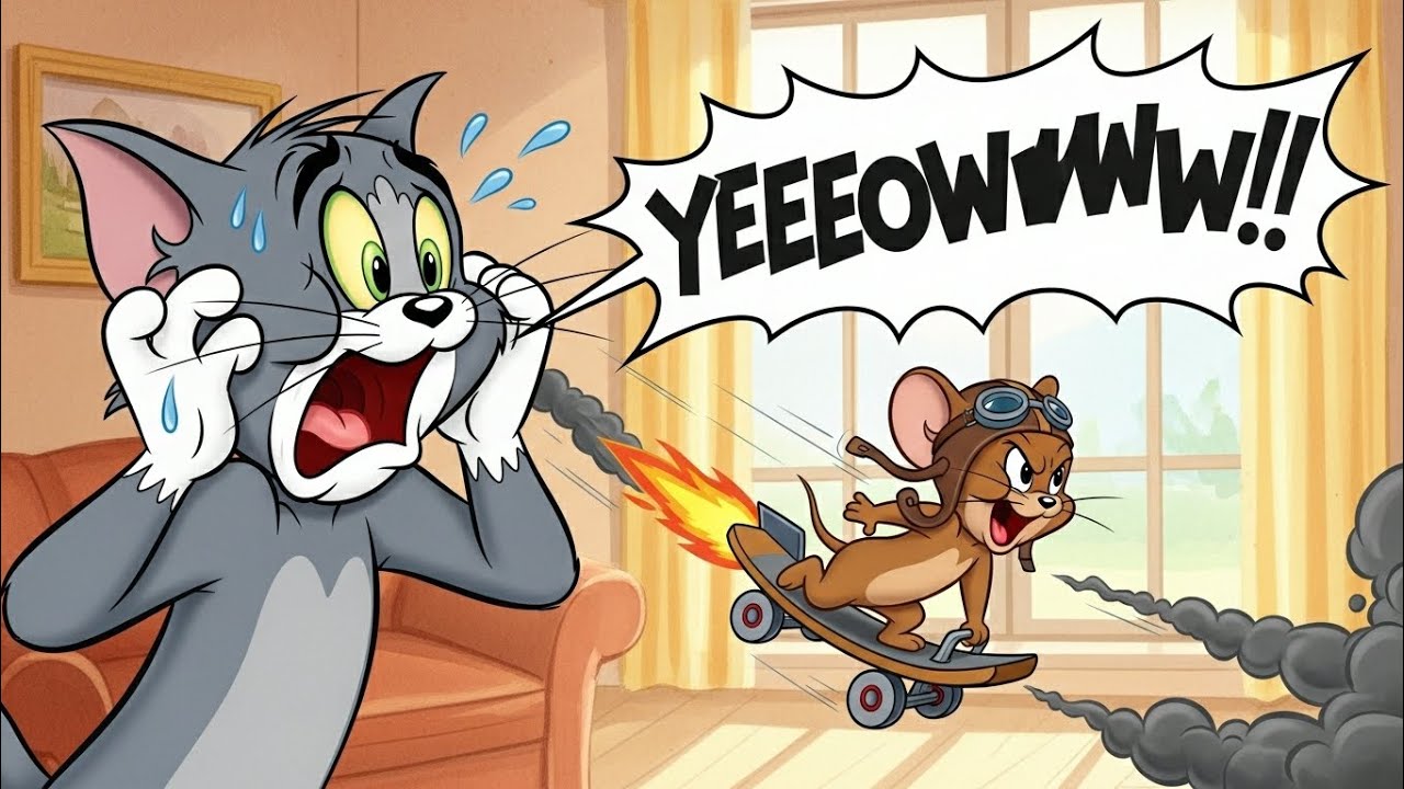 Jerry's INSANE Rocket Revenge on Tom! 🚀💥