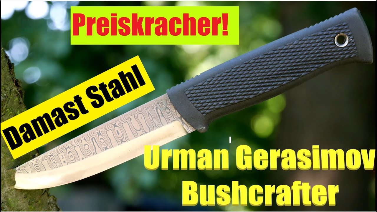 Urman Gerasimov Damast Bushcrafter Preiskracher!