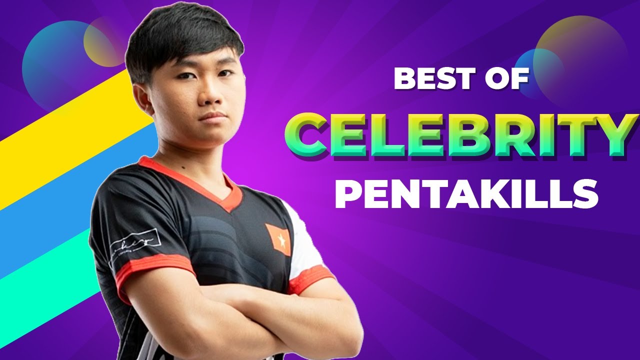 Best of Celebrity Montage - Pentakills edition | League of Legends
