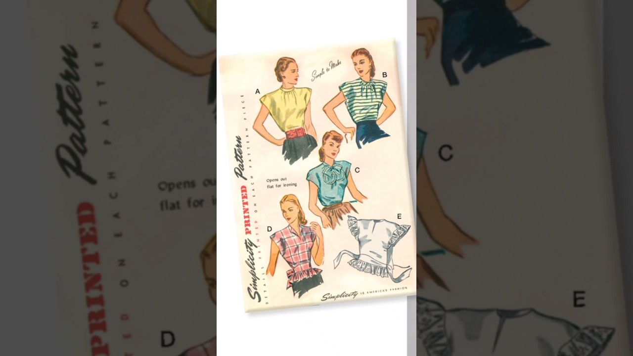 Sew a Vintage Pattern 🪡