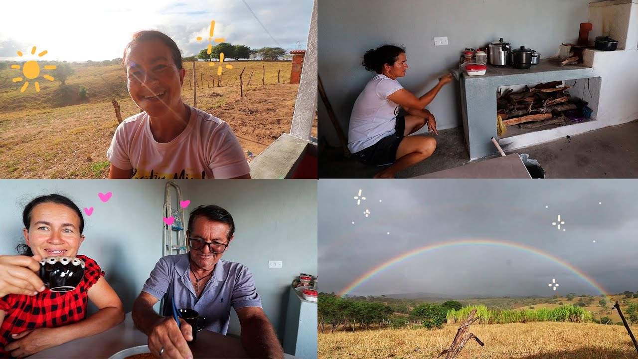 TERMINANDO DE PINTAR A CASA DO SALGADINHO + MUITA CHUVA