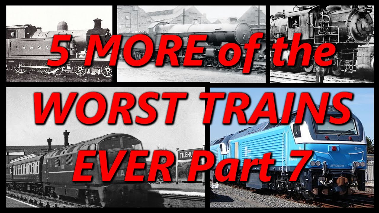 ЕЩЕ 5 ХУДШИХ ПОЕЗДОВ ВСЕХ ВРЕМЕН ЧАСТЬ 7 🚂 История в темноте 🚂