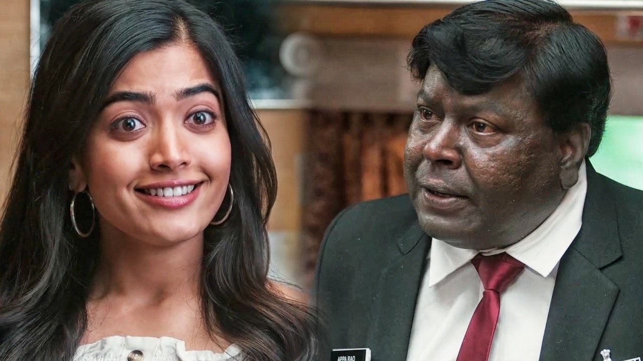 रश्मिका मंदाना ट्रेन के टीसी को I Love You बोलती हैं | Sarileru फिल्म का Best सीन