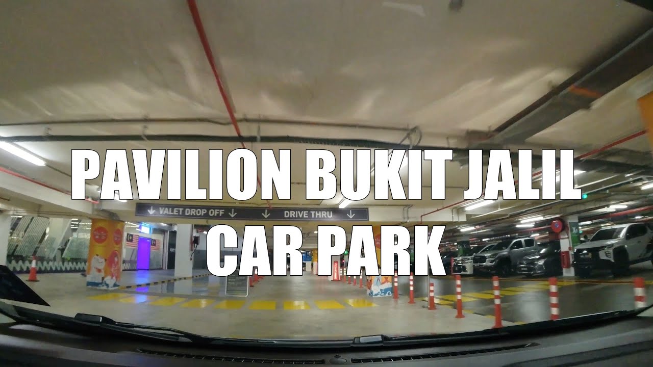 Finding Parking in Pavilion Bukit Jalil Basement Car Park (4K HD)