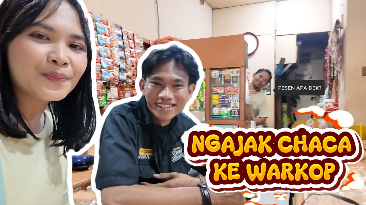 NGAJAK CHACA KE WARKOP - TERNYATA CHACA BELUM PERNAH KE WARKOP!!! 😱😱😱😱