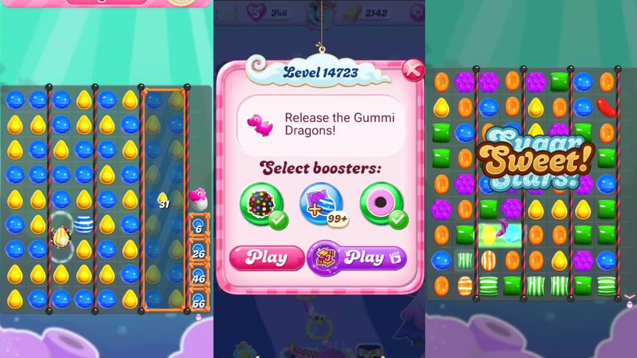 Candy crush saga level 14723 । Candy crush 14723 । Sudheer Gaming