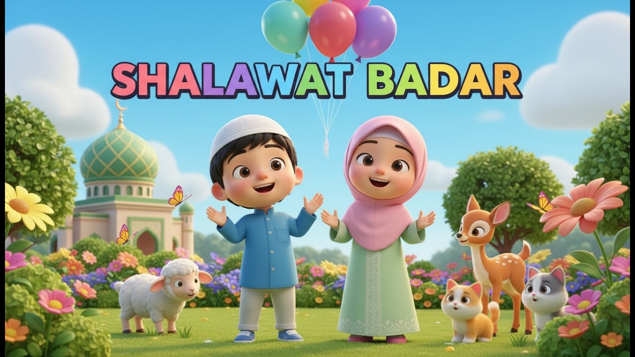 Sholawat Badar 🌸 | Lagu Anak Islami Terbaru 