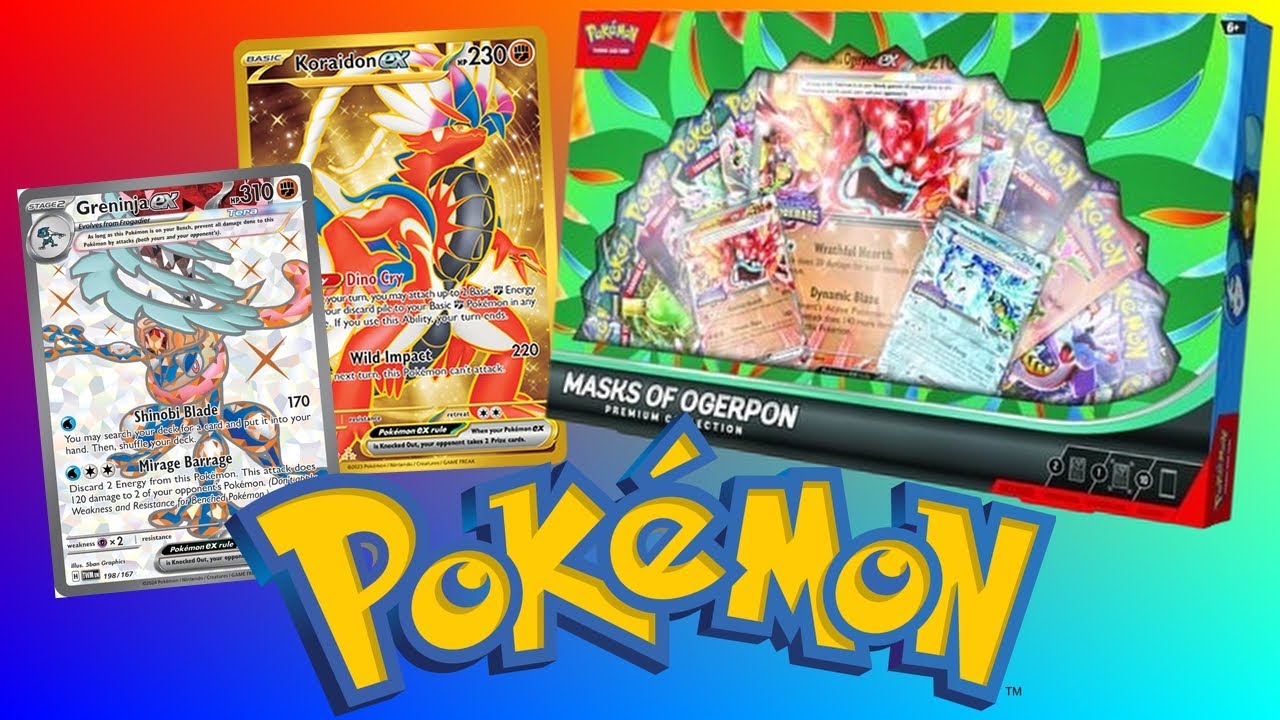 Pokémon Masks of Ogerpon Collection Box Opening!!!