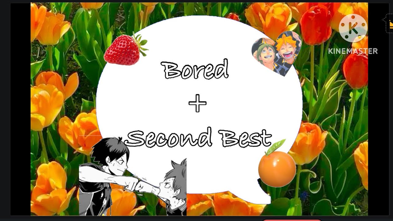Bored + Second best. ~Yamaguchi x Hinata angst~ (Haikyuu texts)