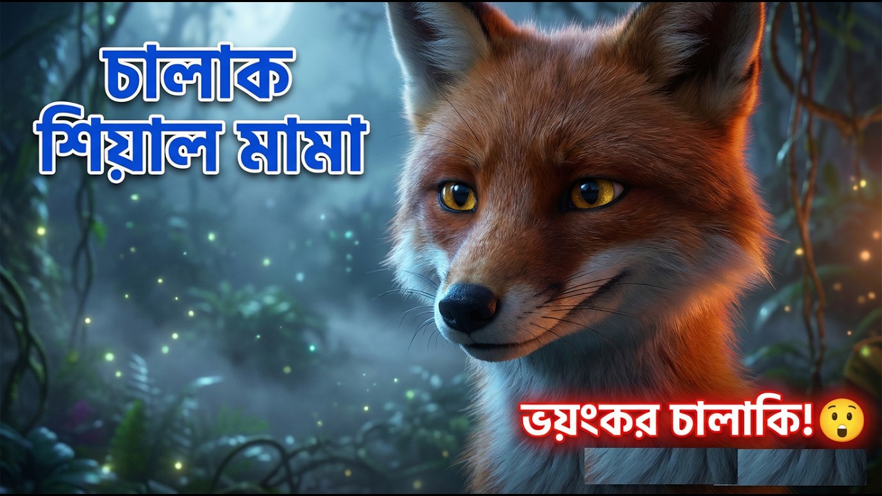 চালাক শিয়াল মামার গল্প  বুদ্ধি না চালাকি  The Clever Fox Story  Wisdom vs Cleverness