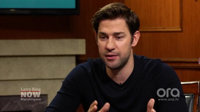 John Krasinski on his daughters and crying 