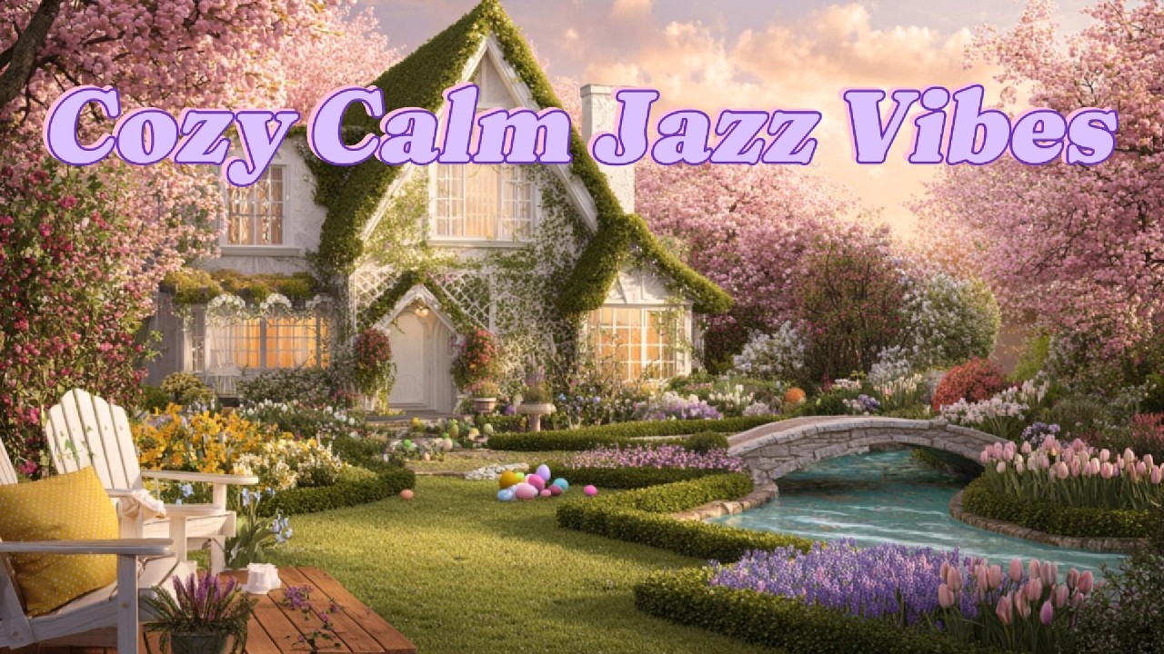 🌸 Elegant Spring Garden Cottagecore 🐰 Easter Retreat with Soft Nature Sounds + Smooth Jazz