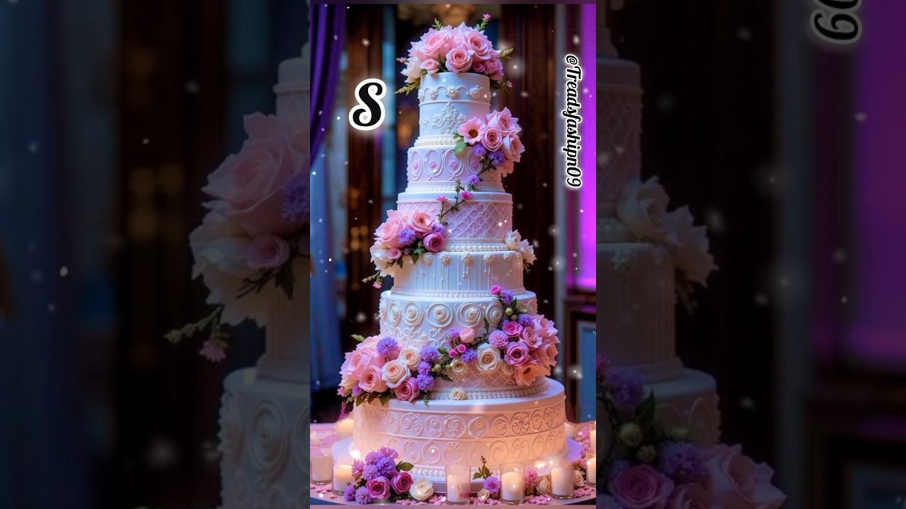 Birthday Celebration Cake Decorating✨🥳 According Your Name's First Letter ✨🤩 #cake #lettercake