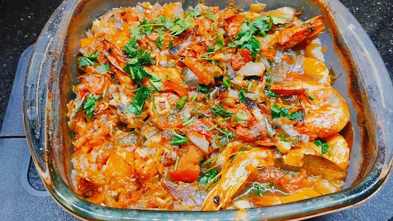 الجمبري في الفرن على أصوله 🍤 أسرع طريقة وطعمه خرافي🔥
