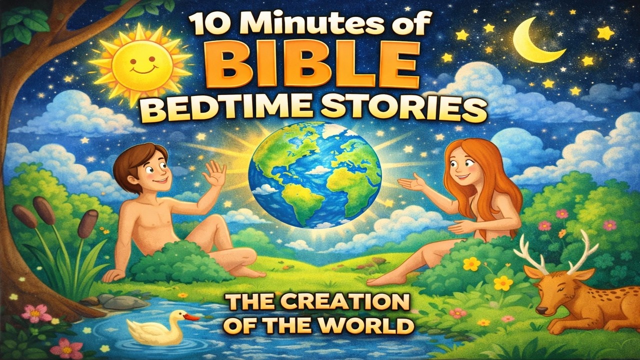 10 Minutes Of Bible | Bedtime Stories | The CREATION of the WORLD | Read Aloud