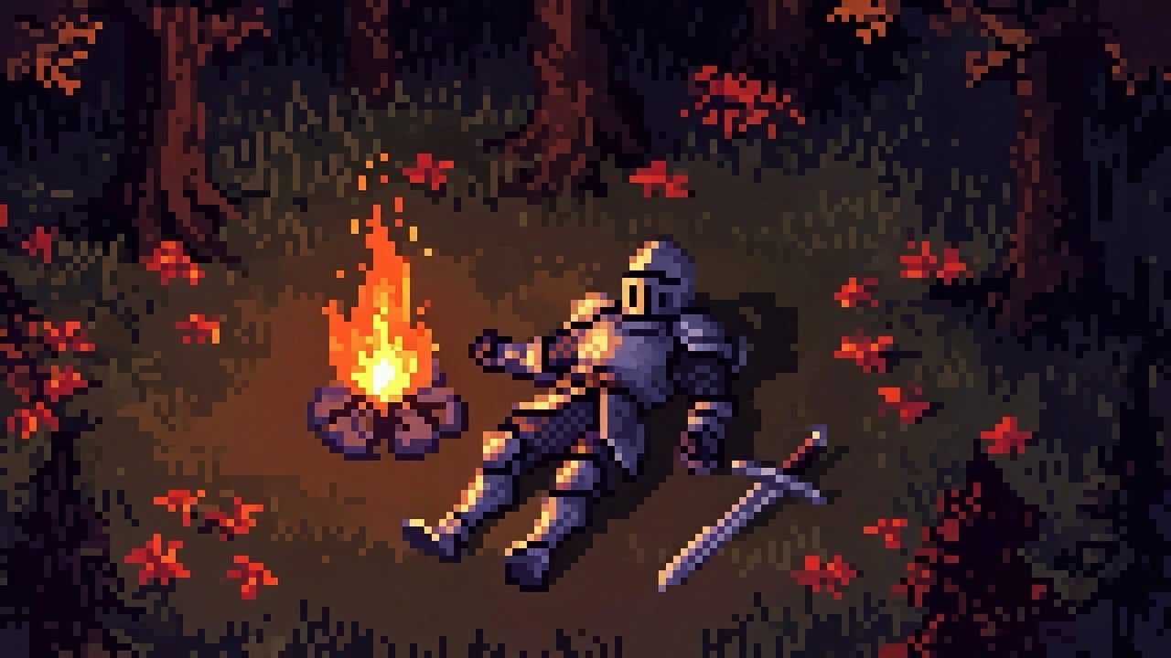 Stop thinking too much, traveler.. Go to sleep