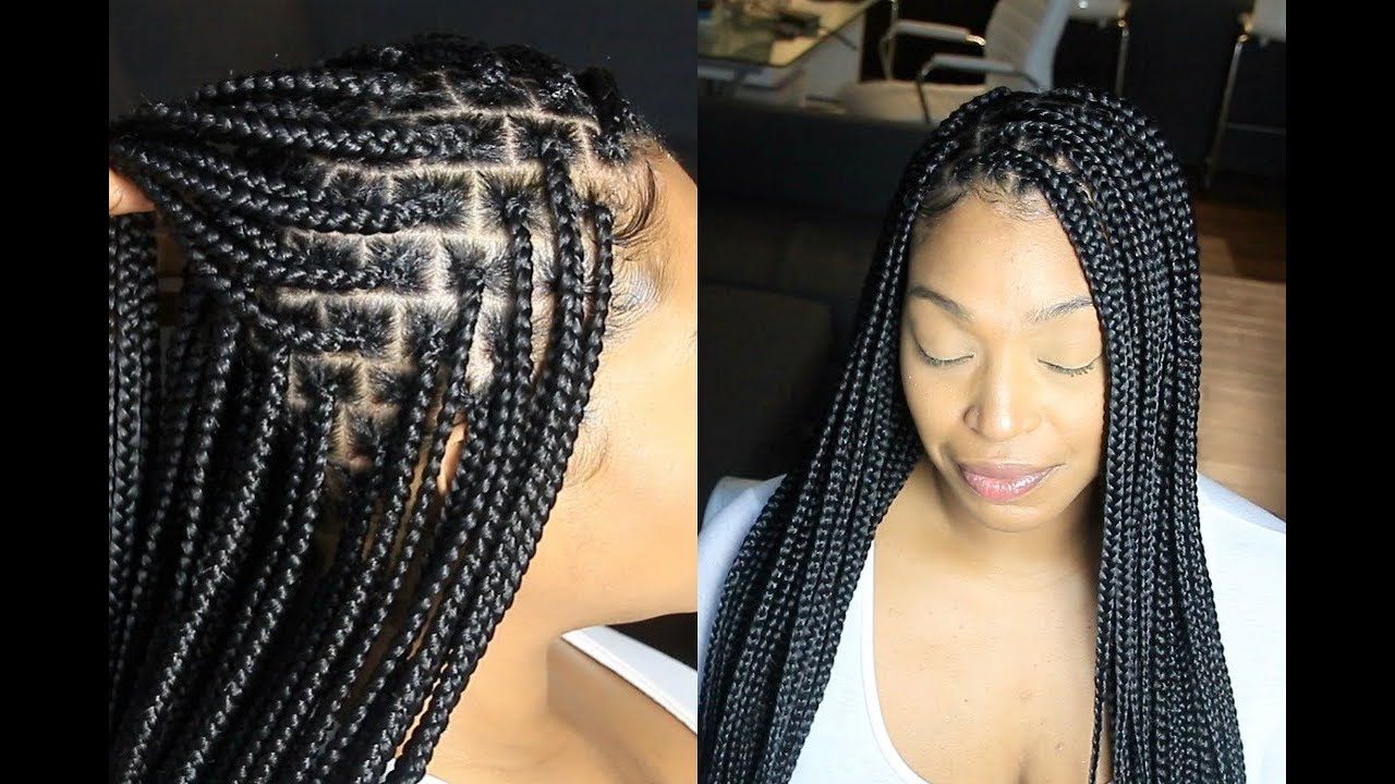 Knotless Box Braids // EVERYTHING YOU NEED TO KNOW // SLOW MOTION