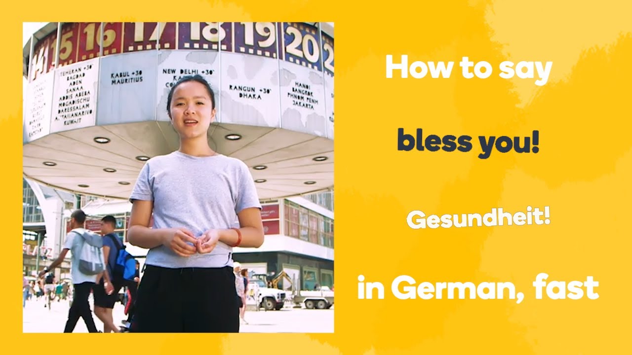 How to say bless you! in German - Learn German fast with Memrise