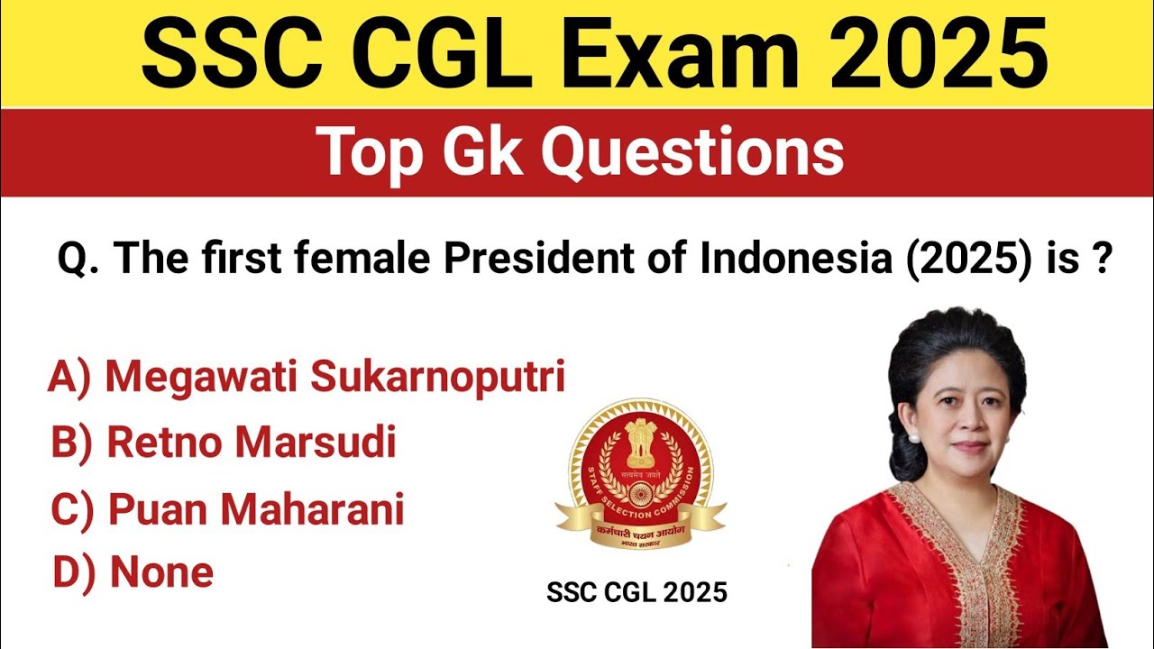 SSC CGI Exam 2025 | static gk for ssc cgl 2025 | ssc cgl 2025 current affairs | ssc cgl 2025