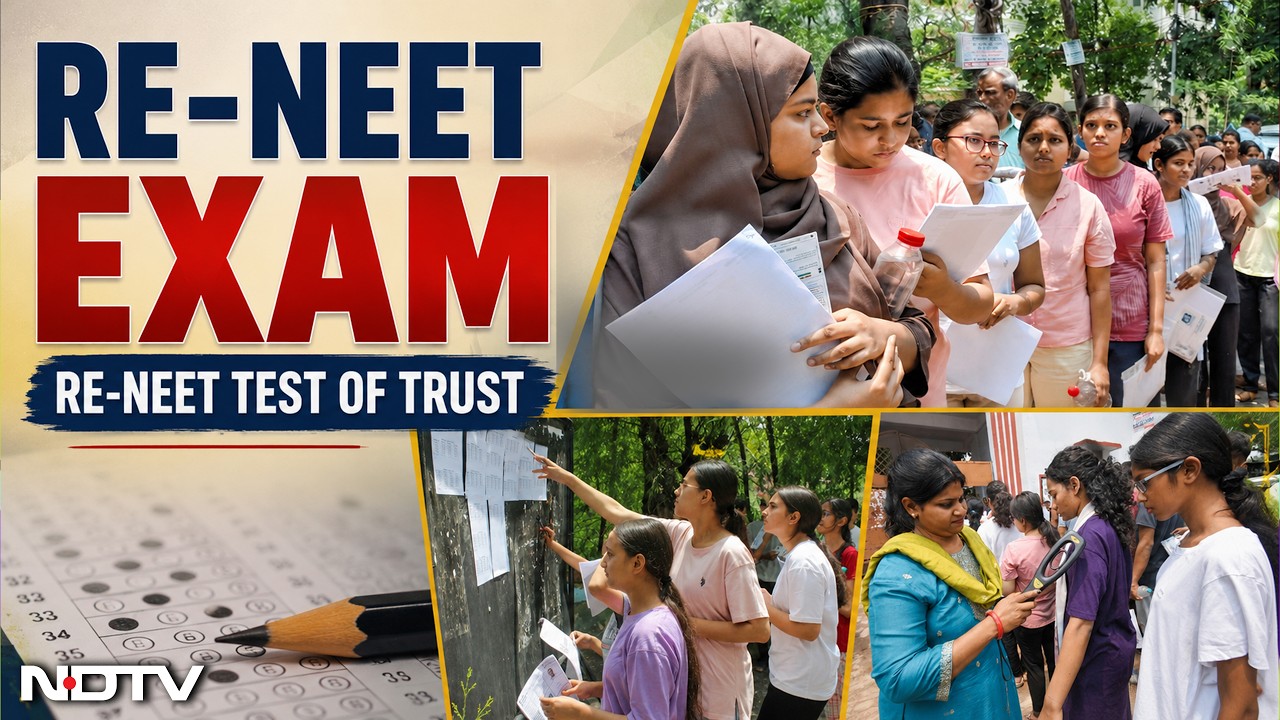 NEET Re-Exam LIVE | Over 22 Lakh Students, NTA Set For High-Stakes NEET Re-Exam Today
