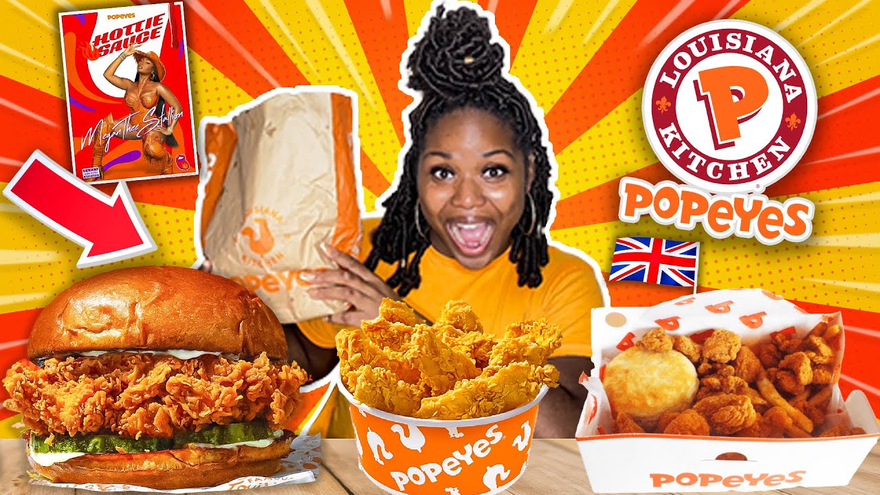 BRIT TRIES POPEYES UK FOR THE FIRST TIME!! MUKBANG/REVIEW