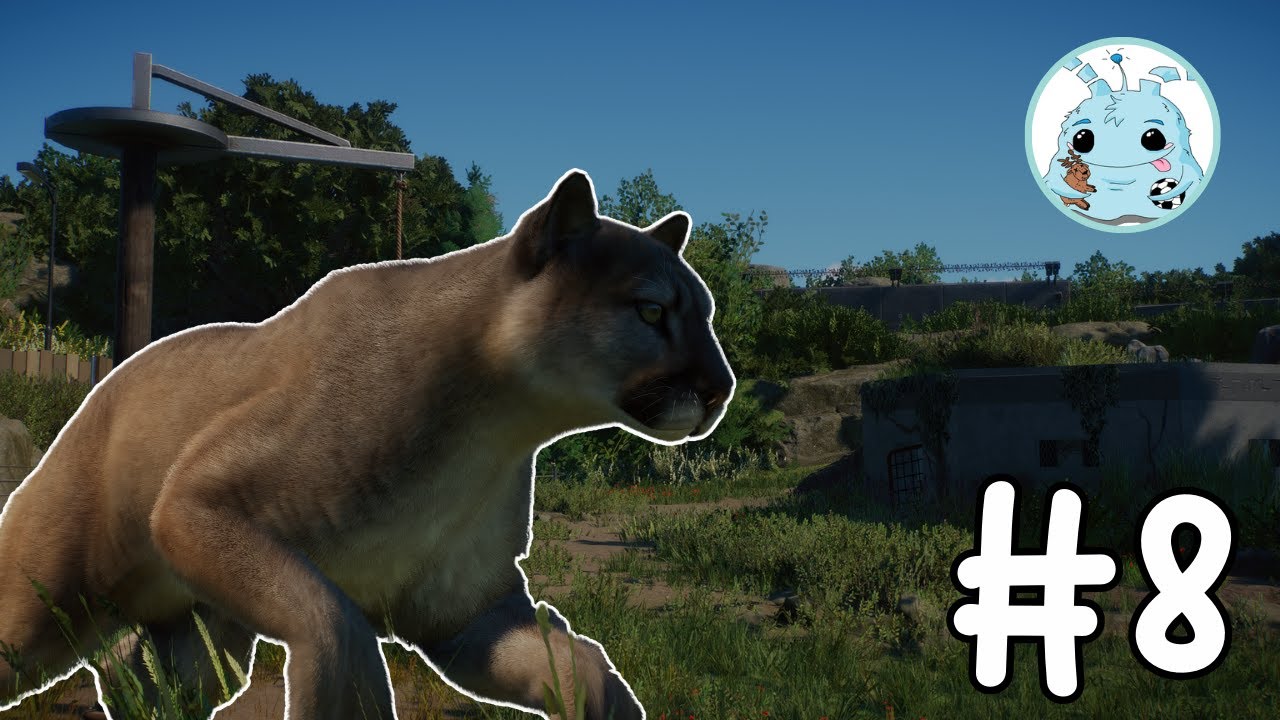 🐈 Building Our Cougar Habitat! Cougar Creek | Planet Zoo | P.A.W.S #8