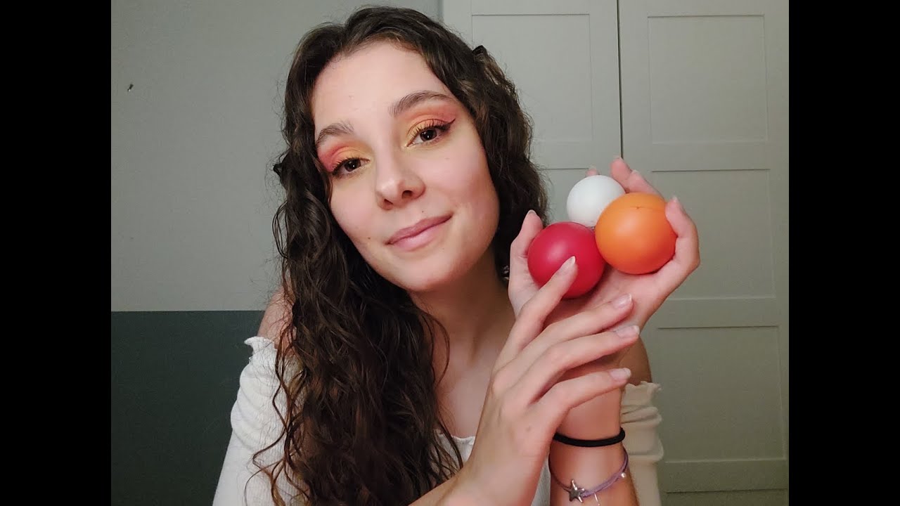 Relaxing balls and Chatting - ASMR