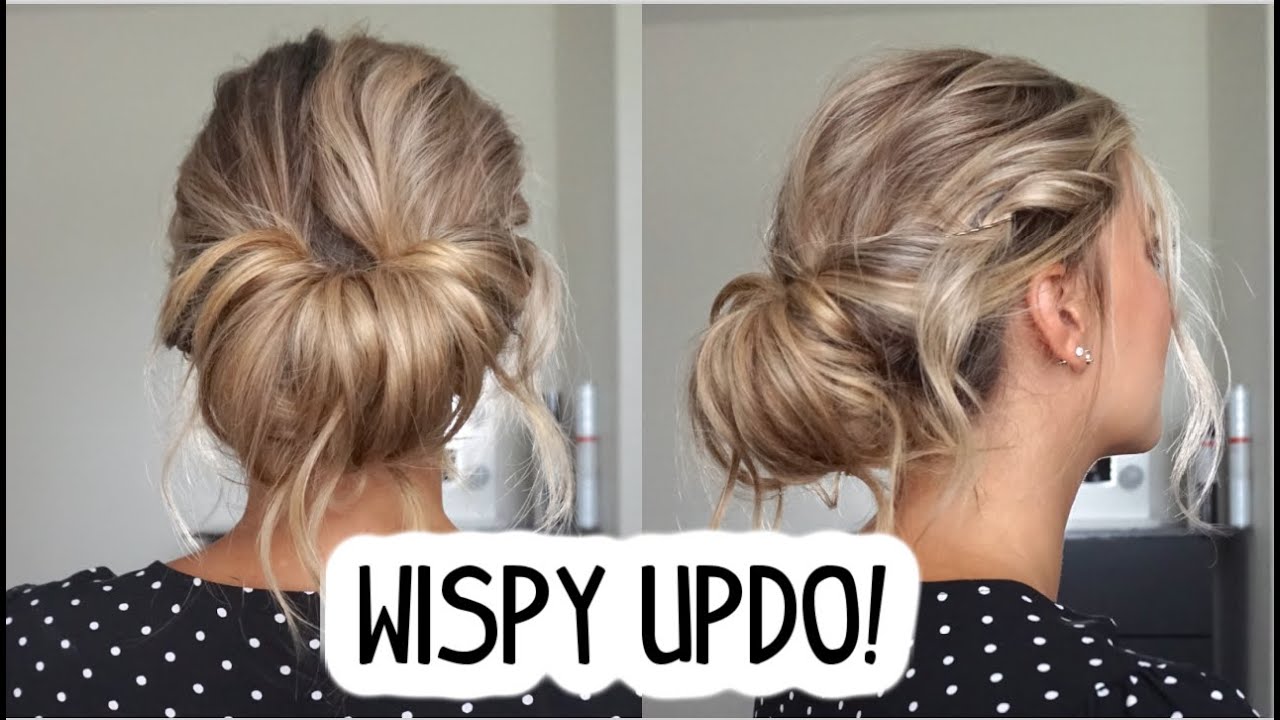 WISPY DATE NIGHT UPDO! SHORT, MEDIUM, AND LONG HAIRSTYLES