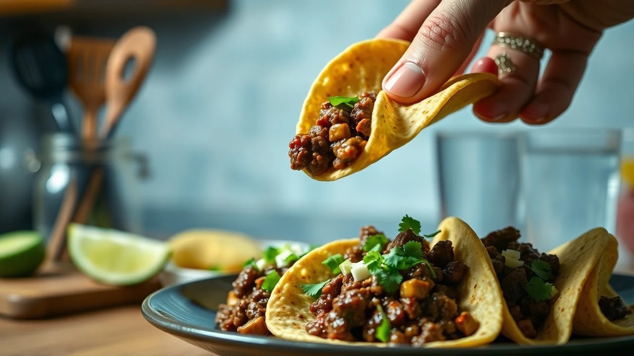 SPICY Chipotle Beef Tacos Made EASY with Pressure Canning!