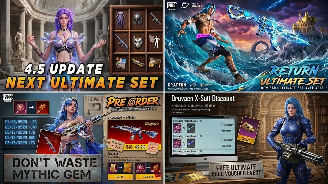 M4 TIDAL IS BACK 😱? PUBG Mobile Return Date & New Ultimate Set