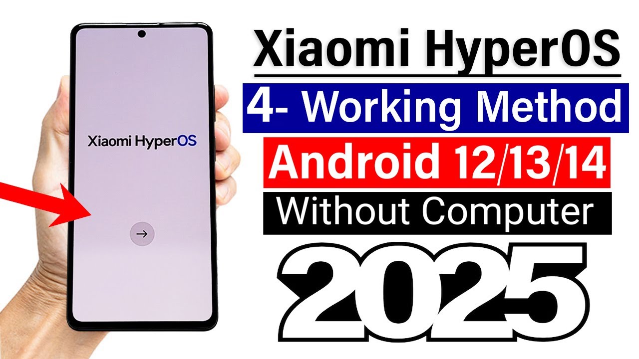 4- Method All Xiaomi FRP Bypass | HyperOS - 100% Working Trick | 2025 - without pc