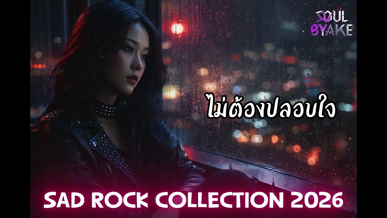 รวมเพลงร็อค AI อกหัก 2026 ฟังยาวๆ 1 ชั่วโมง (เสียงโคตรได้อารมณ์) - SoulByAke