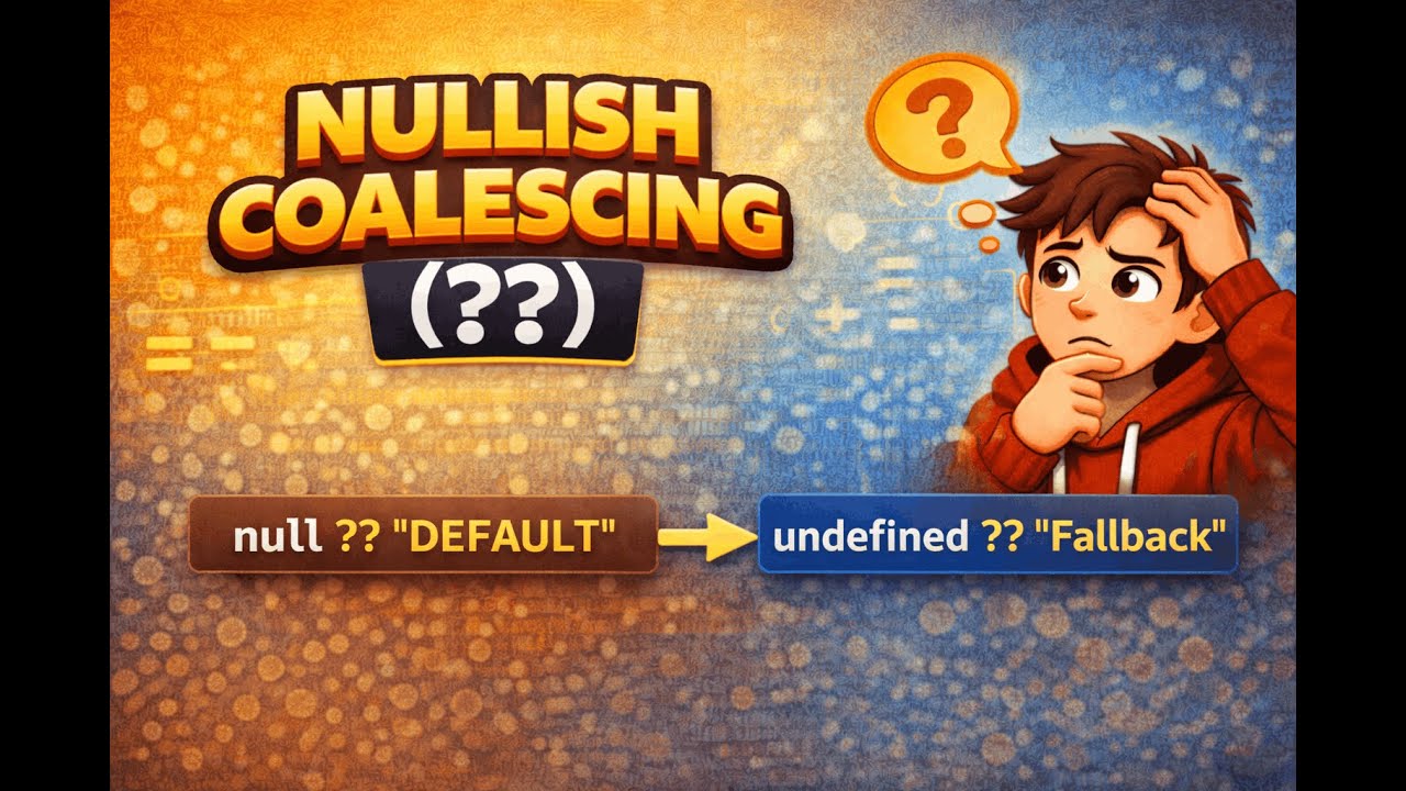 JavaScript Nullish Coalescing Operator (??) Explained | JS ES2020