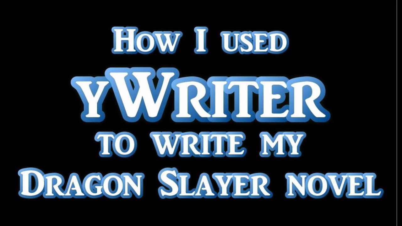 How to use yWriter like I did to create your own novel - book writing software, self-publishing