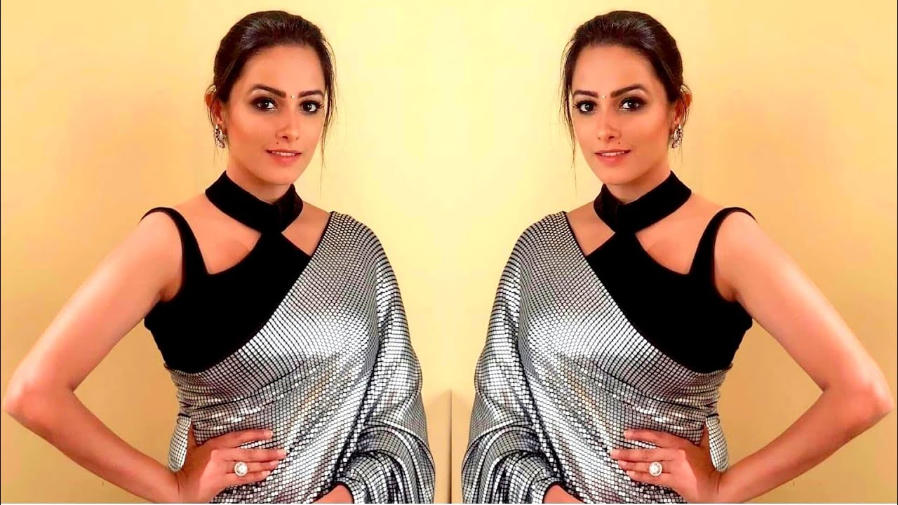Anita Hassanandani Designer blouse neck Design #1 || Krishna Creation