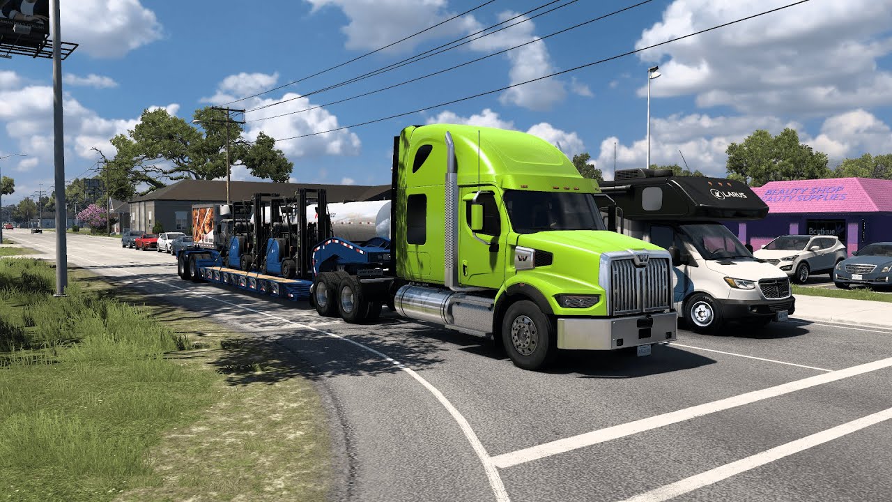 ATS - DLC LOUISIANA - De Shrevenport até Houma | Thrustmaster T248x
