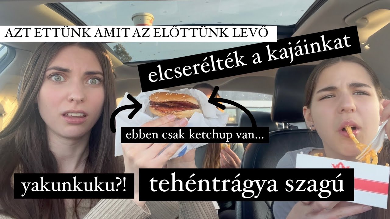 LILIBÖL KIJÖTT A KAJA 🤮🤢A KIRA ÚJ AUTÓJA😎GYORSÉTTERMI KIHÍVÁS .AZT ETTÜK AMIT AZ ELÖTTÜNK LEVÖ