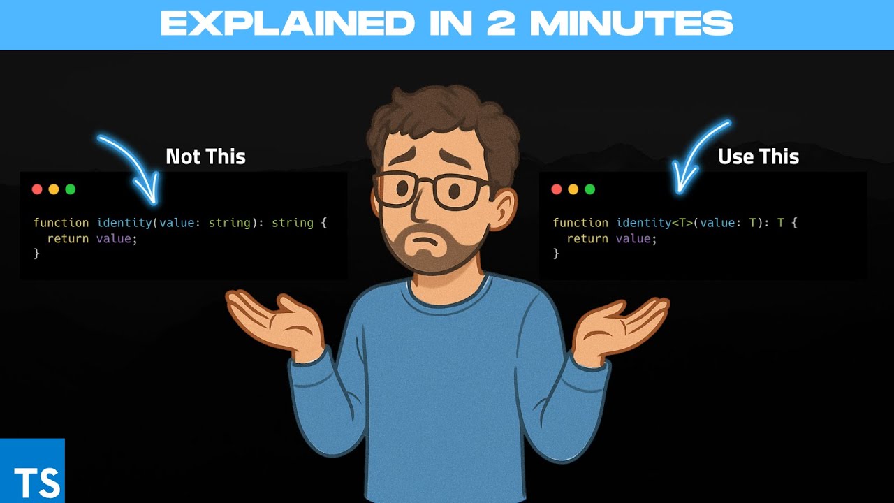 TypeScript Generics Explained in 2 Minutes