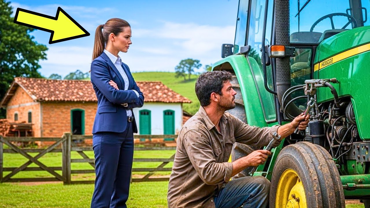 Mecanicul repară tractorul vecinei — Fără să știe că proprietara milionară e iubirea sa din copil