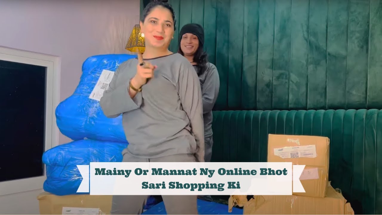Mainy Or Mannat Ny Online Bhot Sari Shopping Ki| Mehak Malik | Vlog