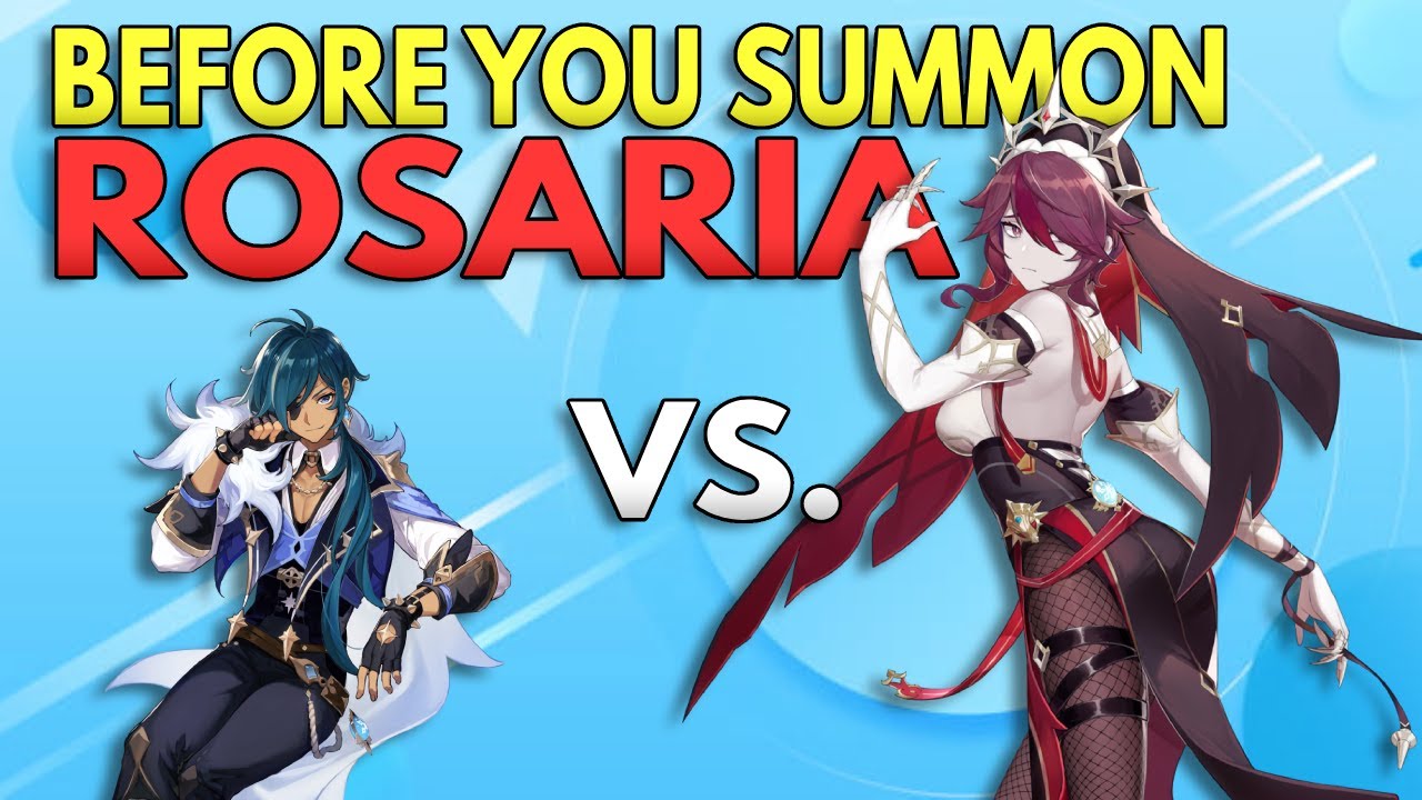 Rosaria Vs. Kaeya | Should You Summon for Rosaria? | Genshin Impact Character Comparison