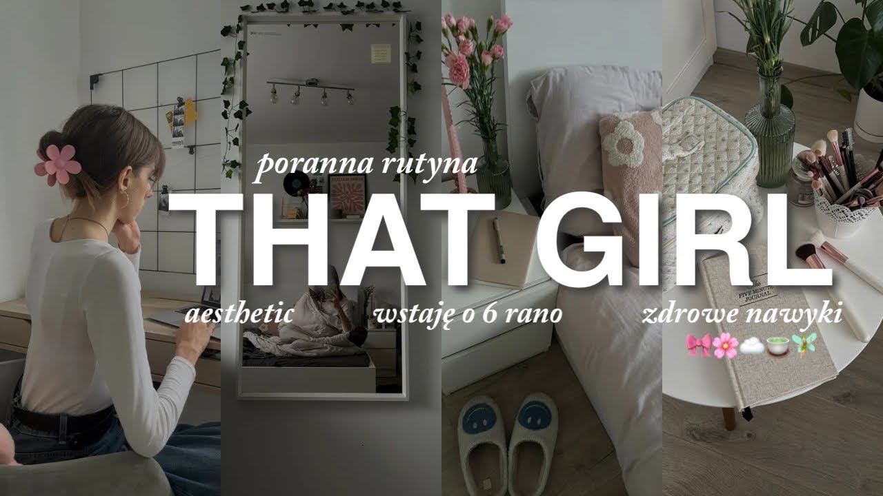 testuję poranną rutynę THAT GIRL *wstaję o 6 rano, zdrowe nawyki, pilates*