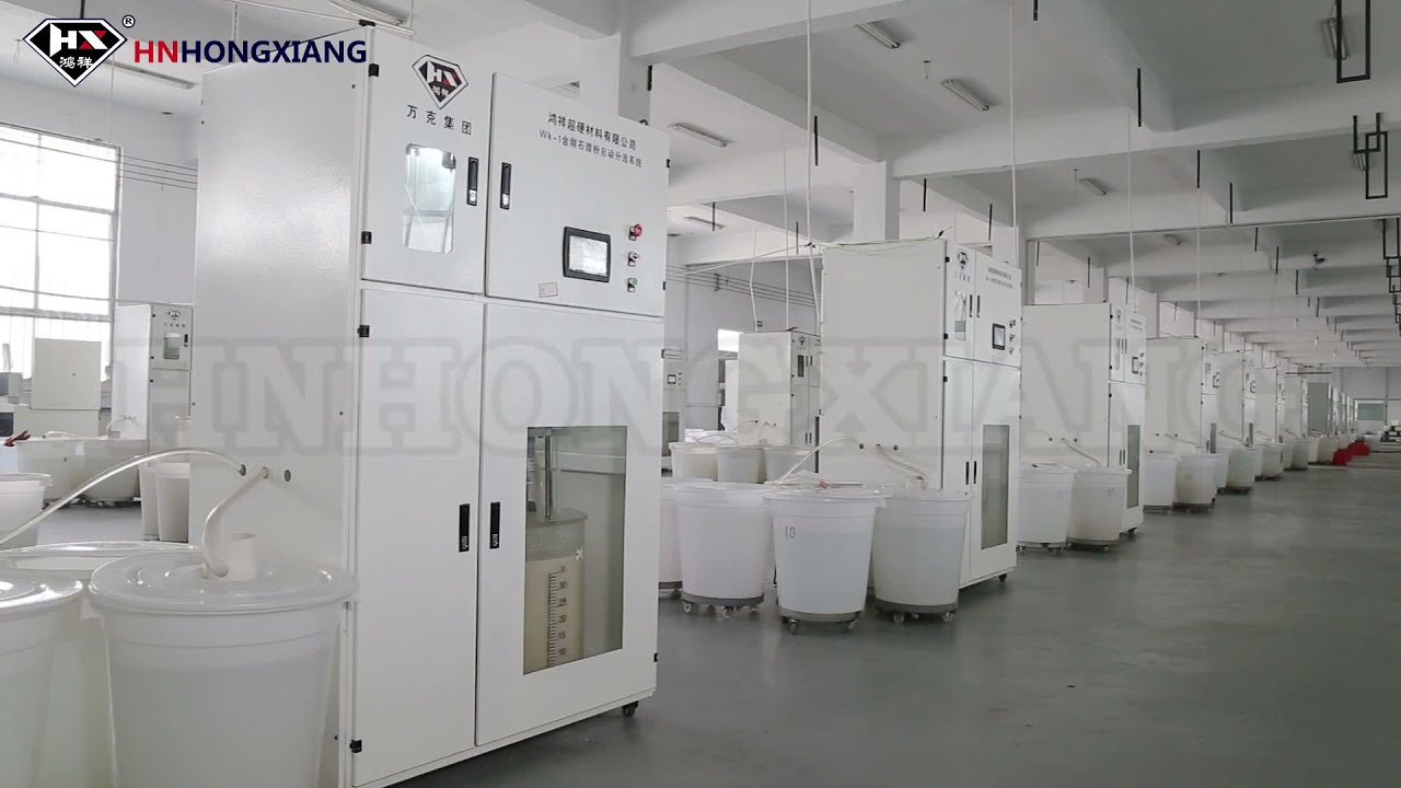Synthetic Diamond Micron Powder Workshop Strong Production Capacity HNHONGXIANG