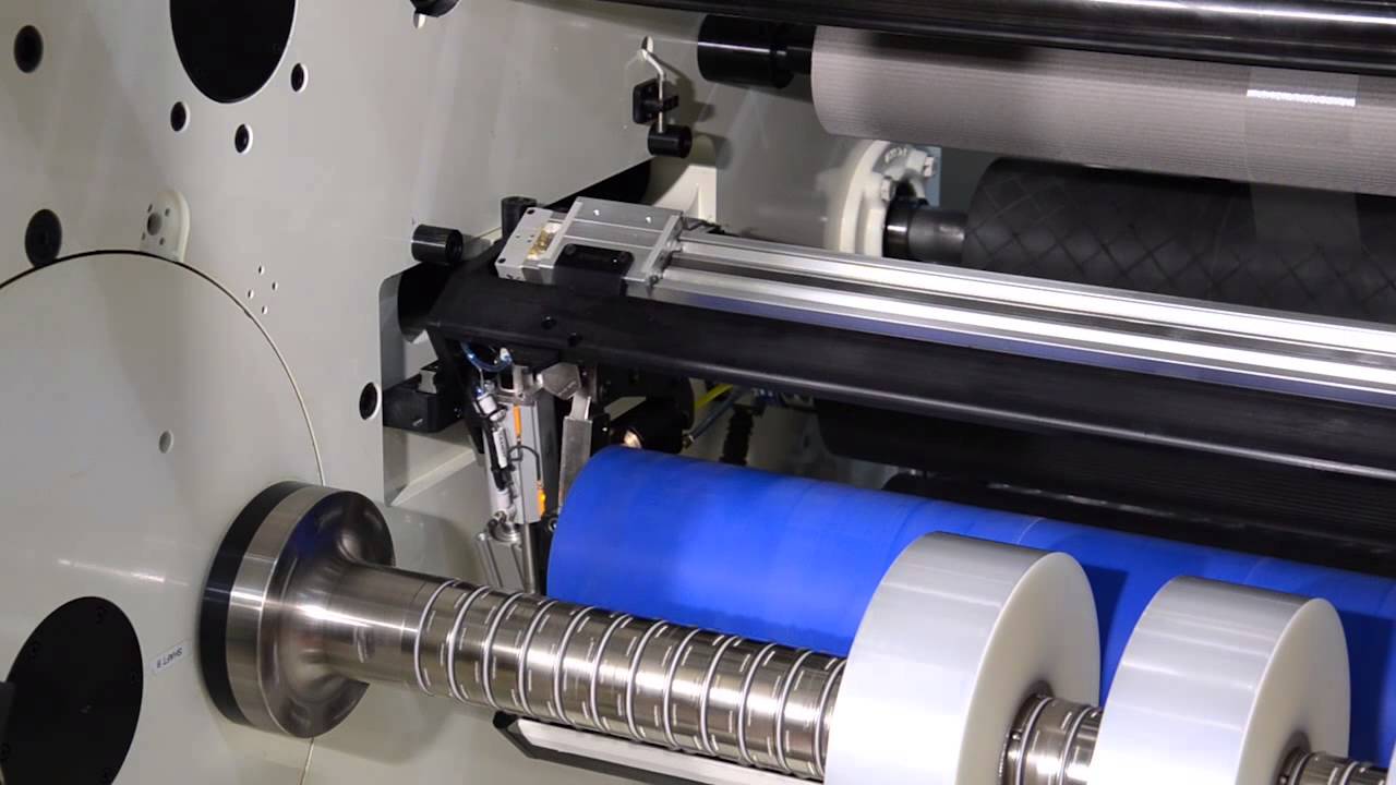 Deacro T610D Turret Slitter Rewinder with Auto Core Loading