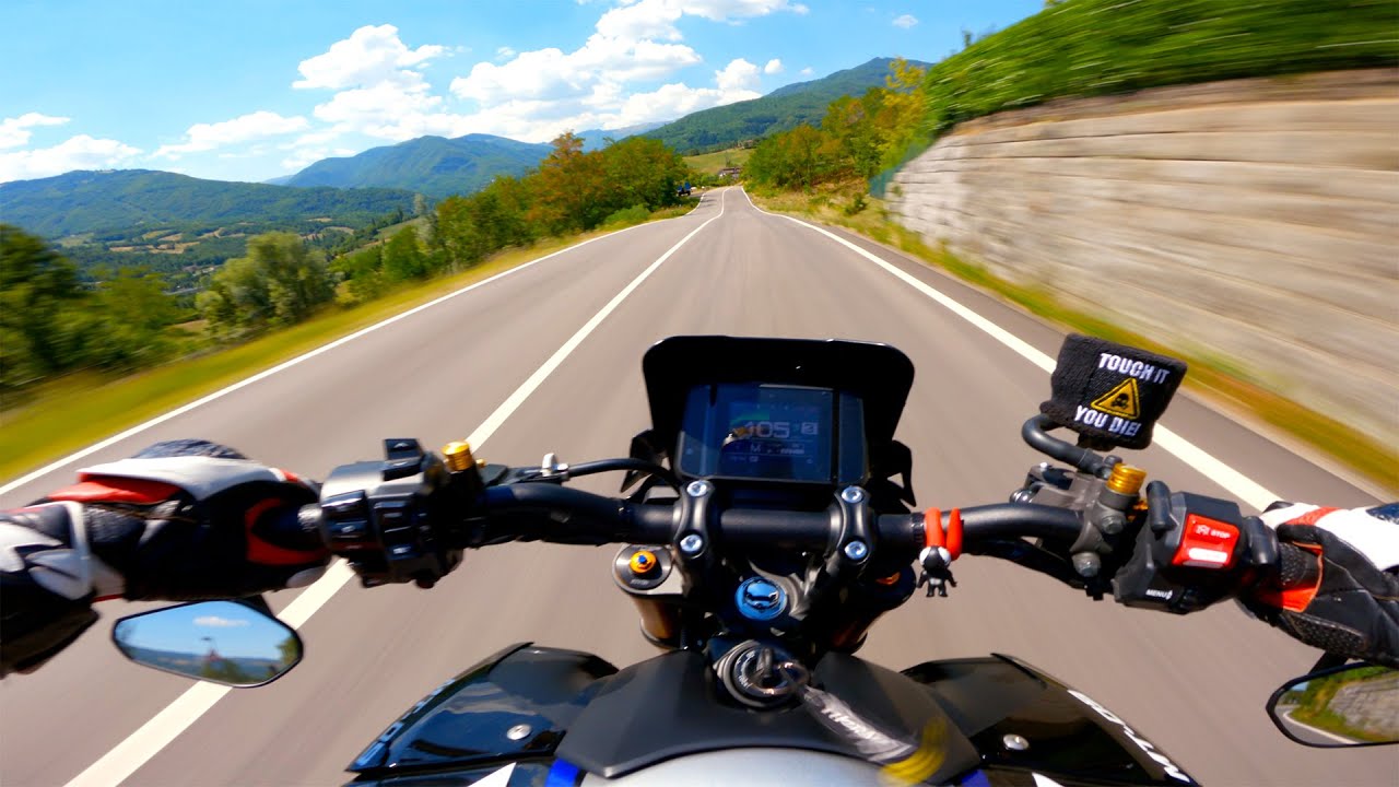 Yamaha MT-09 SP | FULL THROTTLE to the Mountain [RAW 4K]