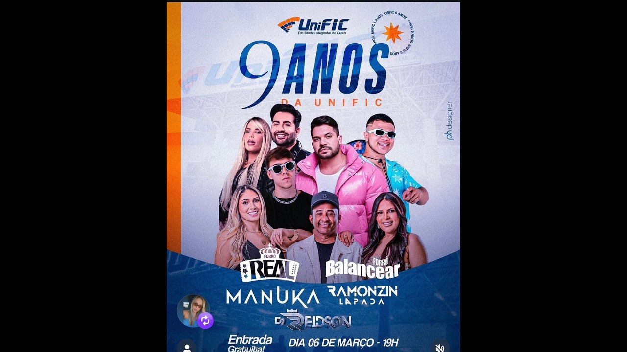 Comemoração de 9 Anos da Faculdade Unific em Iguatu.Iguatu.Net & TV Centro Sul & Rádio Iguatu.net